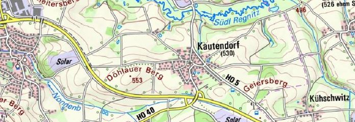 Baugrundstück im Gewerbegebiet in Döhlau - ca. 3.926 m² - direkter Anschluss an B15 und A93