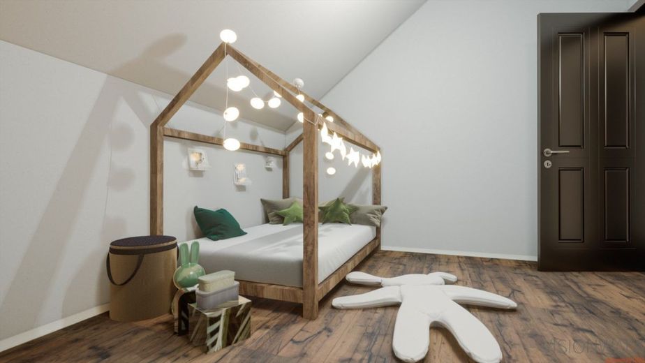 GROSSES HAUS AUF KLEINER FLÄCHE – Ansicht Kinderzimmer
