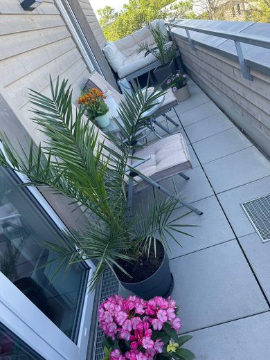 Appartamento attico di 3 locali di alta qualità a Hubland 1.33 – Balkon