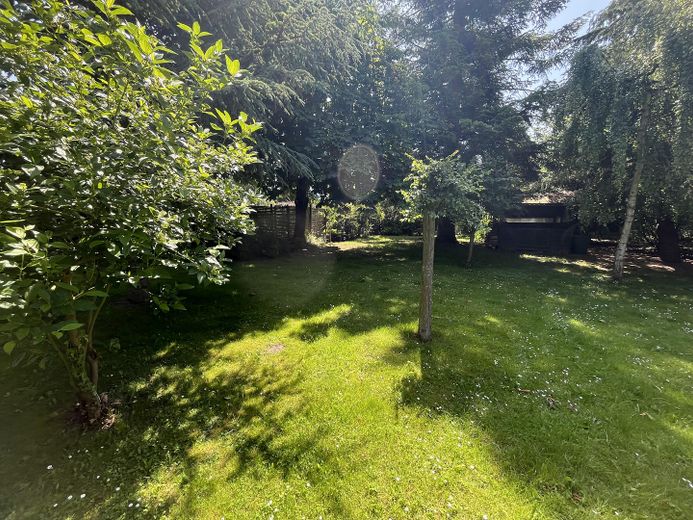 Garten mit zweitem Gartenhaus