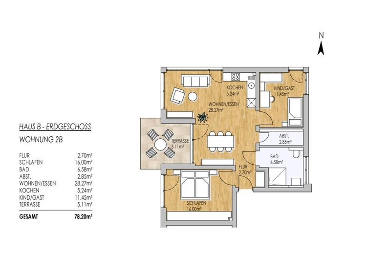 Apartamento de 3 habitaciones en planta baja con pocas barreras y jardín propio 2022 – Photo 8