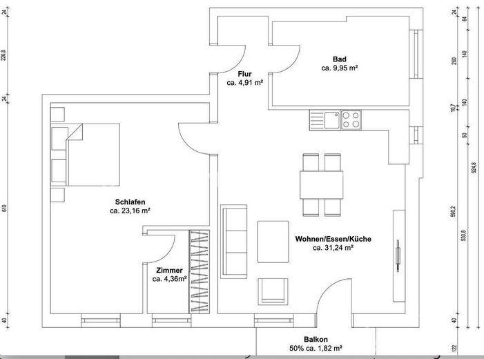 Große moderne möblierte Wohnung in bester Lage direkt am Volksgarten in Köln-Südstadt! – d125b76081d351566eccf94ab2c4b4c8f0980b81.jpg