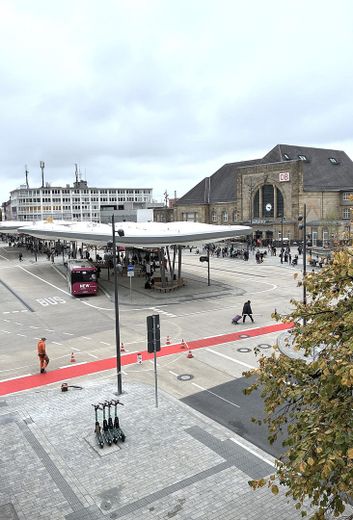 Sichtweite zum Bahnhof