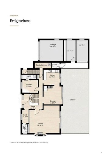 Ein Zuhause mit Charakter – Südseite, Terrasse ca. 100 m²