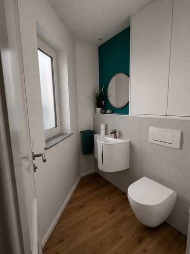 Wohnung wie Doppelhaushälfte – Gäste WC