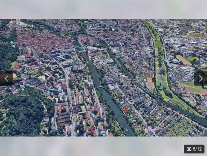 Baugrundstück an der Isar mit genehmigtem Vorbescheid für ein EFH / ZFH oder ein Mehrfamilienhaus – Photo 1