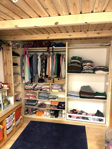 Einbauschrank unter Hochebene