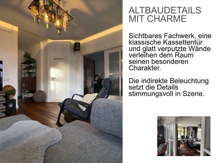 Stijlvol gerenoveerd appartement in een oud gebouw met balkon op het zuidwesten (provisievrij) – Foto 1
