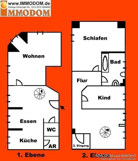 3-Zimmer-Maisonetten-Dachwohnung für INDIVIDUALISTEN mit LAMINAT und Personenaufzug zu vermieten! – Grundriss