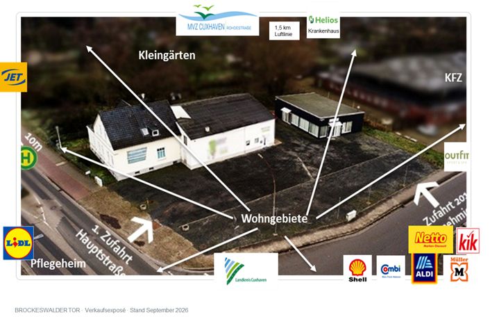 Gewerbeobjekt Wohnobjekt Grundstück Halle Haus Provisionsfrei – Lage: Mikro