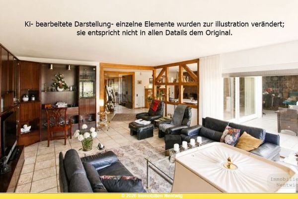 360 Grad: Kamen-Methler: Bunglow am Feldrand. Ruhe, Wohnkomfort, Raum.