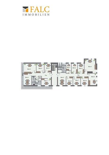 Exklusives Bürogebäude am Westfalendamm in Dortmund Gartenstadt – 2OG Grundriss