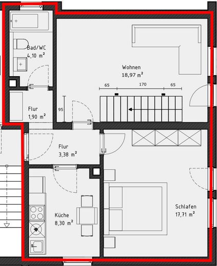 Appartamento maisonette con terrazza, giardino e balcone – senza provvigione ad Alterlangen – Foto 50