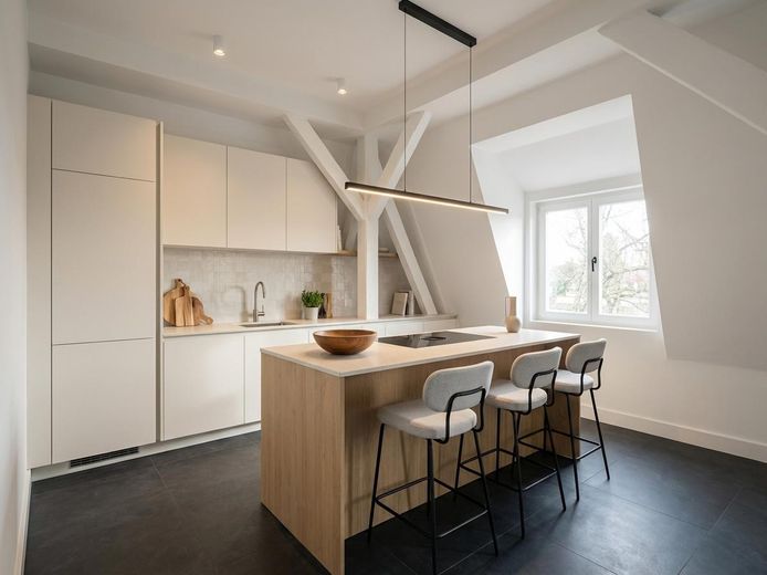 Large, representative maisonette in a classic city villa! Near Dahlem! (Further apartments available) – Küche Einrichtungsbeispiel
