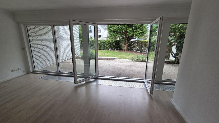 Appartement lumineux avec jardin à Gremmendorf-Ost – Blick in den Garten
