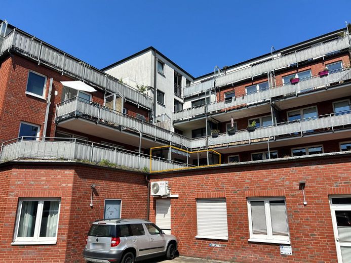 Blick vom ruhigen Innenhof