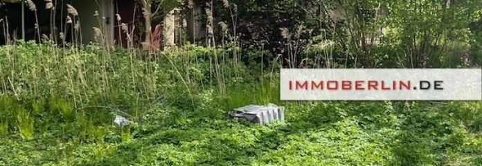 IMMOBERLIN.DE - Wunderbares teilbares Baugrundstück in naturschöner Lage