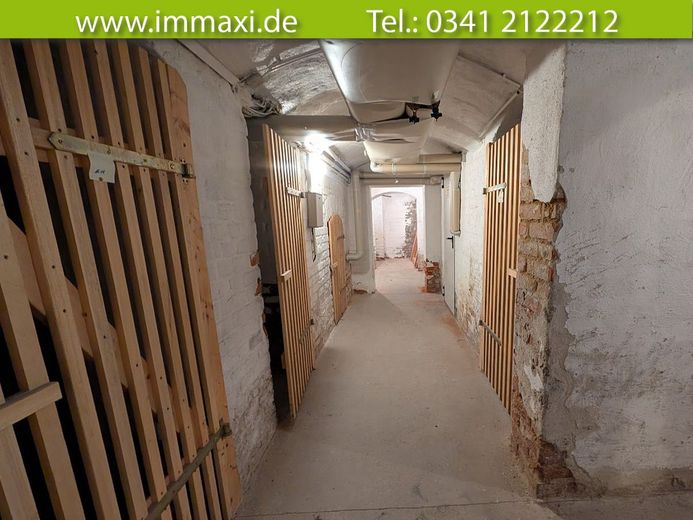 CONNEWITZ + 3-RAUM WOHNUNG HOCHPARTERRE + VERMIETET – Kellerbereich