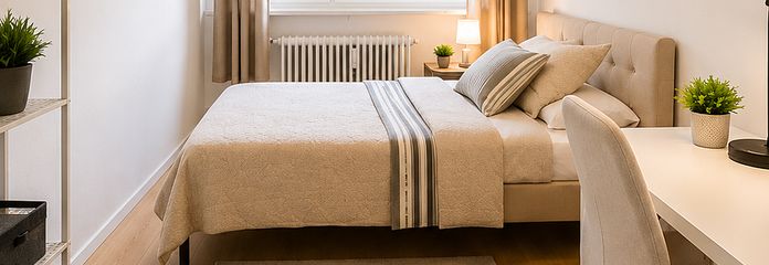Stanza fantastica in un appartamento condiviso di 4 stanze appena costituito - primo utilizzo dopo la ristrutturazione! – Zimmer 1