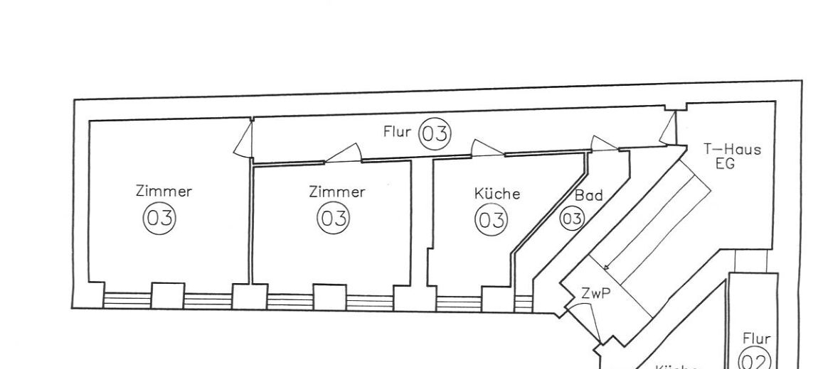 Provisionsfrei - gepflegte, helle Altbauwohnung in Nord-Neukölln – Grundriss