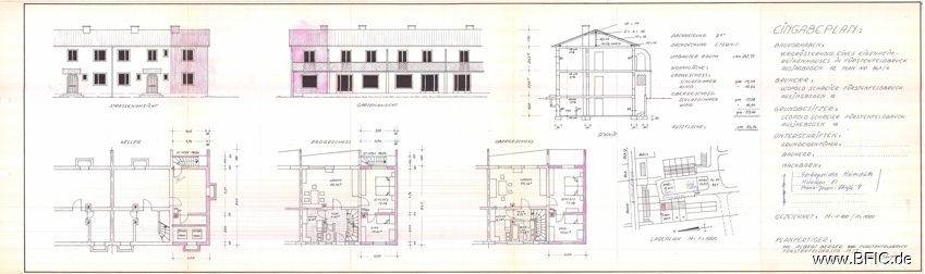 Grundrisse und Ansichten von 1966 - REH FFB Ausjagbogen 12_0001