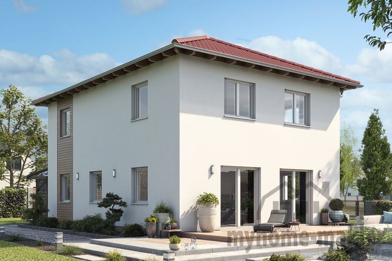 Etzelskirchen Neubau-Fertighaus mit Grundstück - energiefreundlich &amp; familiengerecht – S77-112-G_TERRASSE