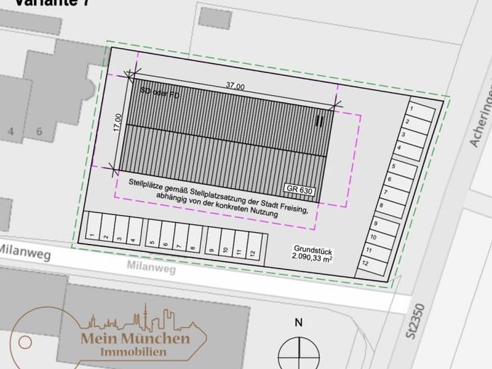 Grundstück mit außergewöhnlicher Bebaubarkeit – Foto 1