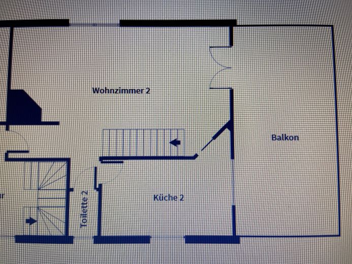 Niedernhausen, Am Schäfersberg. 3,5 Zi-Wohnung im 3-Familienhaus mit 2Garagen, 31qm Balkon & Garten – Grundriß Wohnung Erdgeschoß
