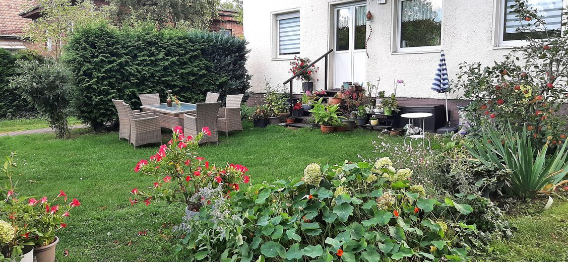 Garten mit Blick auf WE