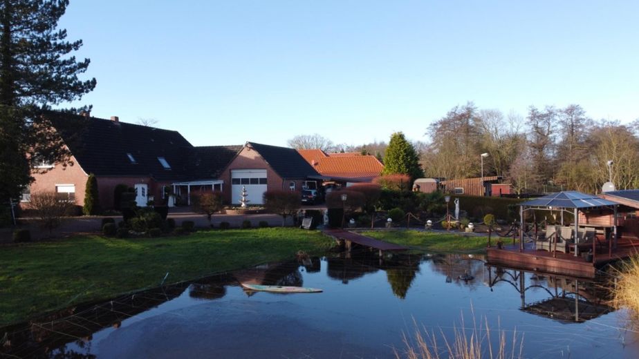 Exclusive detached house near Norddeich with pool, sauna, horse keeping – Ansicht