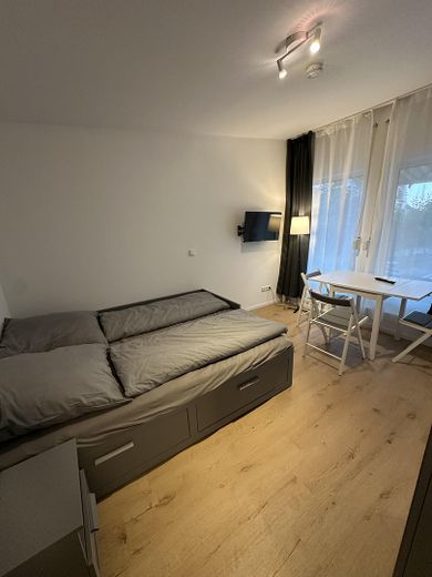 Blick vom Badezimmer