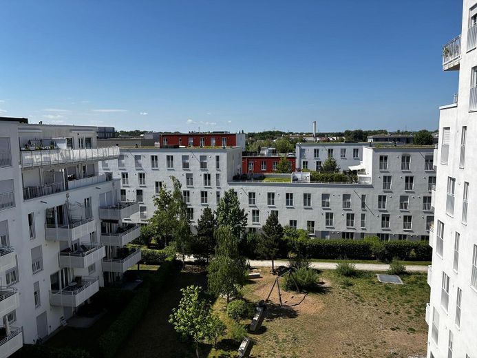 Blick vom Balkon
