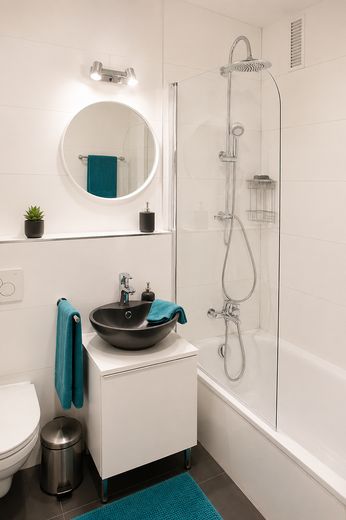 Helle möblierte 1-Zimmer-Dachgeschosswohnung in München-Trudering – Foto 5