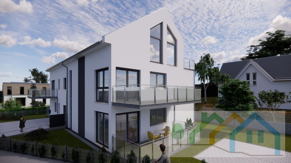 Provisionsfrei vom Bauträger: Top ausgestattete 3 Zimmer Eigentumswohnung mit Blick über Ansbach – Hausansicht