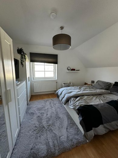 Blick ins Schlafzimmer