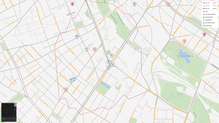 Für die Studenten und Studentinnen von morgen! – Site plan (micro)
