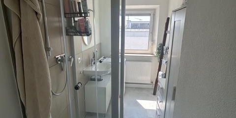 Zentrumsnahes WG-Zimmer mit Münsterblick – Bad
