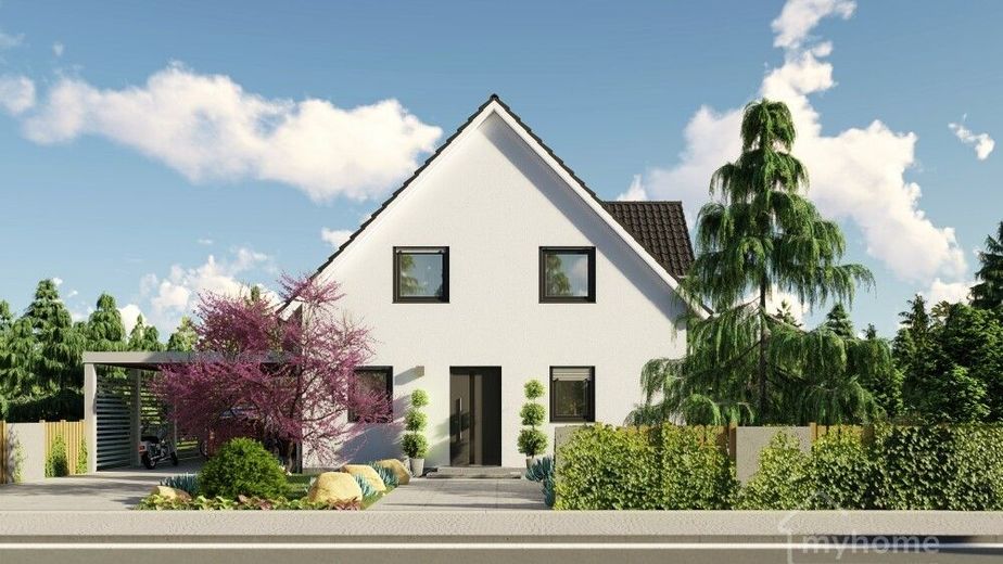 Massivhaus provisionsfrei vom Bauträger - Bezug in 2027 – EFH Hausansicht 148
