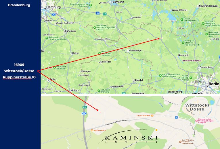 Сучасний офісно-складський комплекс із потенціалом розширення на земельній ділянці площею близько 12.900 м2 – Lage