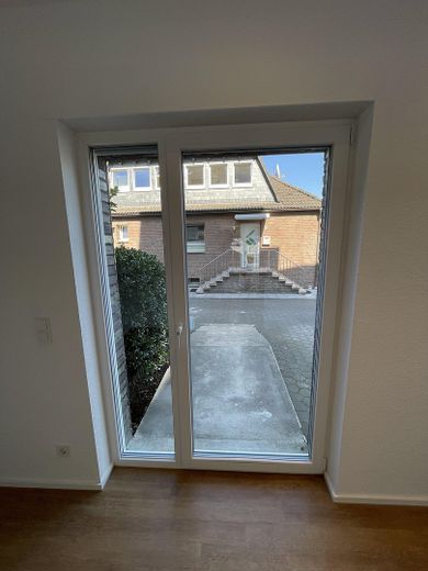 Teraslı 2 odalı yeni bina dairesi (81 m²) – zemin katta ilk kullanım | Recklinghausen-Nord – Terrasse (zeitnah fertig)