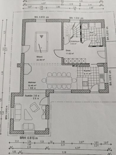 Wunderschönes Architektenhaus zur Miete – EG
