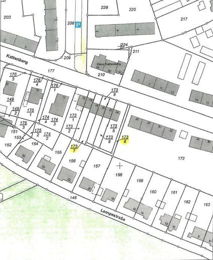 Reihenhaus mit Garten & Dachausbau-Potenzial – 4 Zimmer, provisionsfrei | Goslar - Georgenberg – Flurkarte