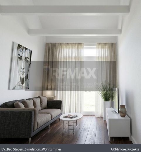 Casa premium senza barriere con giardino  AFFITTO – BV_BadSteben_Wohnzimmer