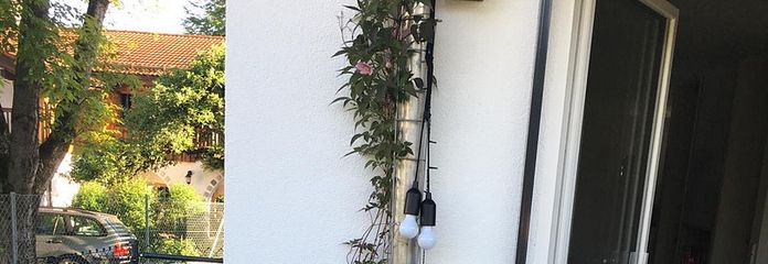 Terrasse und Türe