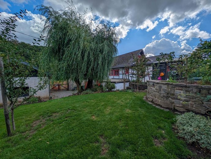 Handwerker & große Familien aufgepasst: Dreikanthof mit gültiger Baugenehmigung – 4 - Untergarten Innenhof