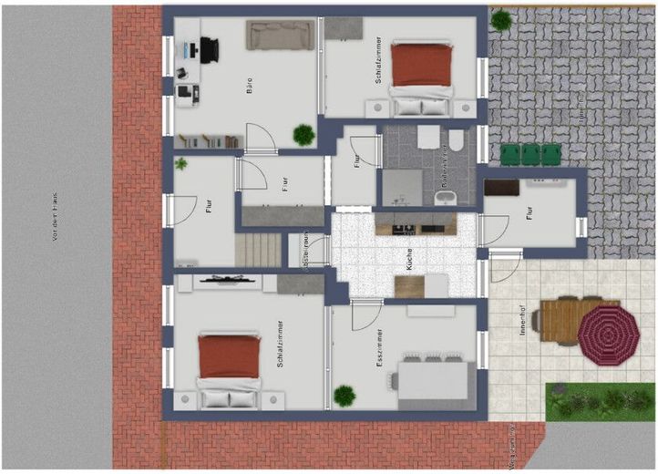 Renditestarkes Mehrzimmerhaus mit Entwicklungs-
potenzial - ideal für Kapitalanleger und Investoren – Außenbereich