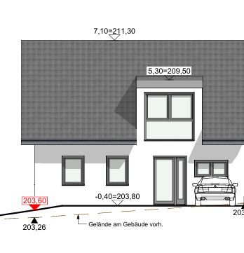 Moderne en energiezuinige nieuwbouw-eengezinswoning in Königswinter – Ansicht