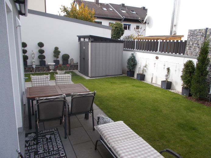 Terrasse-Gartenanlage