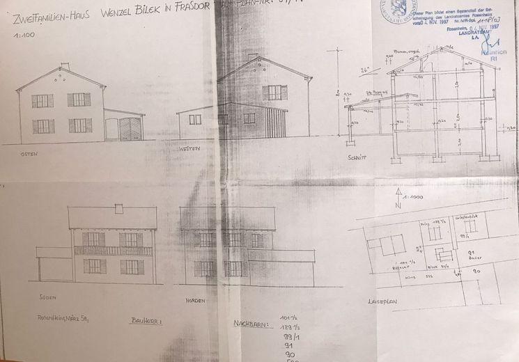 Charmantes 2-Familienhaus in Frasdorf - Zwei Wohneinheiten und viel Entwicklungspotenzial – Frasdorf_Grundriss_gesamt