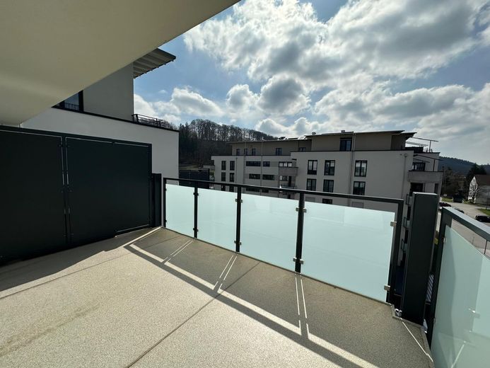 Balkon und Aussicht